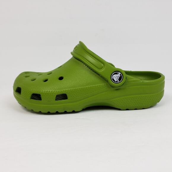 Crocs Classic Womens Size 6 Kids 4Y Green Slip On Comfort Clog Shoes 10001 - Picture 3 of 11